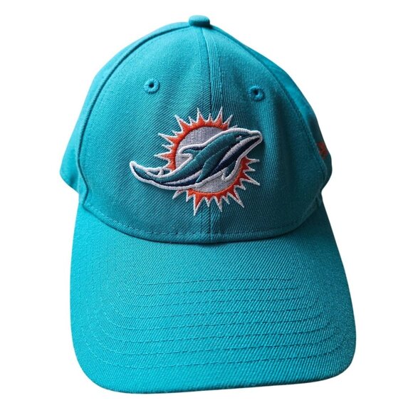 Miami Dolphins 9Forty Adjustable New Era NFL Hat Teal Orange Polyester OSFM - Picture 1 of 8